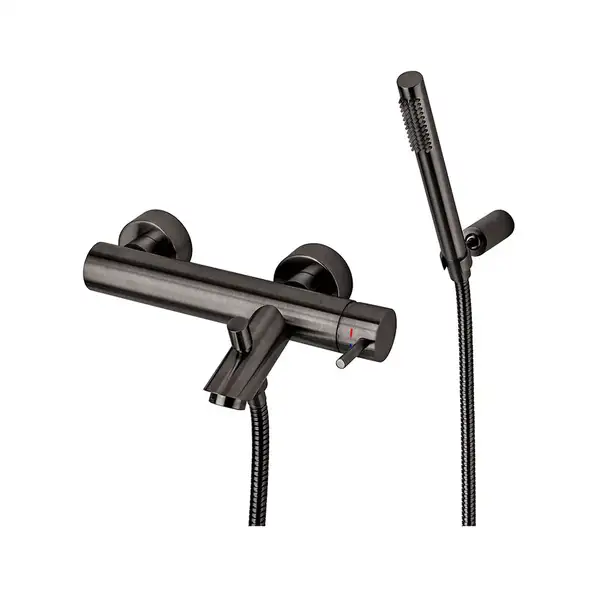 Смеситель для ванны Paffoni Light, с ручным душем (LIG023NKNSP)