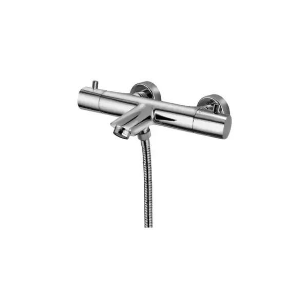 Смеситель для ванны с термостатом Paffoni Light (цвет - хром) (LIQ022CR) фото 1 Aquada.com.ua