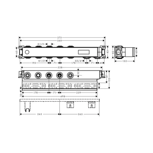 Hansgrohe RainSelect Скрытая часть (15311180)