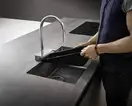 Коландер кухонний Hansgrohe F14 мультифункціональний, matt black (40963000)