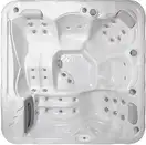 Wellis СПА басcейн Pluto (Alba Pearl White, Grey, Dark Grey) 3.5 cm (WM00554+WT00165-100)