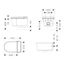 Унітаз із функцією біде Hansgrohe Complete Set LavaPura Element S  63021450