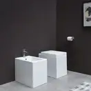 Nic-Design Біде підлогове Nic Design Cool 34,5х52х42 см, чорний глянець (004230008)