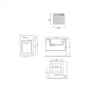 Nic-Design Біде підвісне Nic Design Cool 34х52х26 см, білий глянець (004243001)