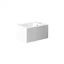 Біде підвісне Nic Design Cool 34х52х26 см, білий матовий (004243003)