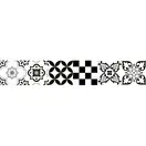 Декор настенный, керамогранит Almera Ceramica Artic Black 15 х 90 см 476446