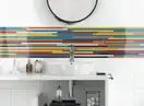 Cersanit Фриз Glass Azure 2x60 код 9016 Церсаніт (TDZZ1209511321)