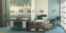 Cersanit Декор Olivia Blue Spa2 25x40 код 9267 Церсаніт (TDZZ1213766040)