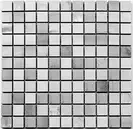 Мозаїка CM 3020 C2 White-Grey 300x300x10 Котто Кераміка (СМ 325020)