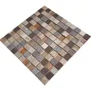 Мозаїка СМ 3045 С3 Brown-Ebony-Beige Silver 300x300x9 Котто Кераміка (СМ 325045)