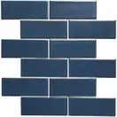Мозаїка BRICK B 6008 Steel Blue 300x300х9 Котто Кераміка