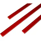 КОТТО КЕРАМІКА Фриз скляний GF 9005 red 25х900 Кераміка Лео (GF 90005)