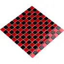 КОТТО КЕРАМІКА Мозаїка GM 4003 CC black/red m 300 х 300 х 4   ( 25 х 25 ) Кераміка Лео , Україна (GM 425003)