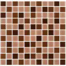 КОТТО КЕРАМІКА Мозаїка GM 4014 C3 Brown d/Brown m/Brown w 30х30 Кераміка Лео , Україна (GM 425014)
