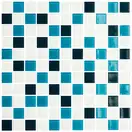 Мозаїка GM 4021 C3 Cerulean D-Cerulean M-White 300x300x4 Котто Кераміка (GM 425021)