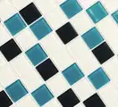 Мозаїка GM 4021 C3 Cerulean D-Cerulean M-White 300x300x4 Котто Кераміка (GM 425021)