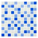 КОТТО КЕРАМІКА Мозаїка GM 4040 C3 cobalt m/cobalt w/white 30x30 Кераміка Лео , Україна (GM 425040)