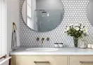 KOTTO Мозаїка H 6024 Hexagon White 295x295x9 Котто Кераміка