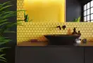 KOTTO Мозаїка HEXAGON H 6025 Dark Yellow 295х295х9 Кераміка Лео УКРАЇНА