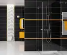 Фриз Універсальний Nero SZKL 3x75 код 4255 Ceramika Paradyz (LG--030X750-1-LISZ.NE)
