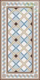 Декор 1900 Florentina-2 Celeste 200x200x8 Vives (11J6)