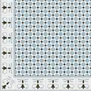 Декор 1900 Valvanera-3 Celeste 200x200x8 Vives (11M2)