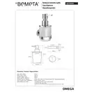 138709041 Omega: дозатор рідкого мила настінний mini Bemeta (138709041)