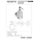 144309102 Retro Дозатор мила , Bemeta (144309102)