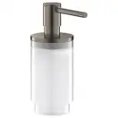 Дозатор для жидкого мыла 160 мл Grohe Selection, тёмный графит, матовый/стекло матовое (41028AL0) фото 1 Aquada.com.ua