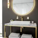 Дозатор рідкого мила, підвісний Hansgrohe AddStoris, Polished Gold Optic (41745990)