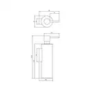 дозатор жидкого мыла Omnires Modern Project gold (MP60721GL)