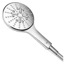 Душевой гарнитур Grohe Grohe Rainshower Smartactive 130 (цвет - хром), 3 вида струи (26546000) фото 6 Aquada.com.ua