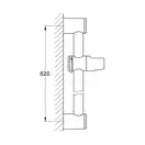 Душова штанга Grohe Relexa Plus 600 мм, хром (28620000)