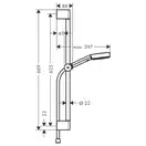 Душевой гарнитур Hansgrohe Pulsify (цвет - белый матовый), 3 вида струи Relaxation (24160700) фото 2 Aquada.com.ua