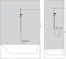 Hansgrohe Crometta Vario Green Душевой гарнитур, хром/белый (26555400)
