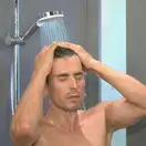 Hansgrohe Crometta Vario Green Душевой гарнитур, хром/белый (26555400)