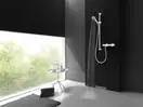 Душовий гарнітур ZENTA 3S білий/хром 6085091-00, KLUDI Німеччина (6085091-00)