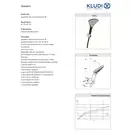 Душовий гарнітур Fizz 6775087-00 3S чорний Kludi НІМЕЧЧИНА