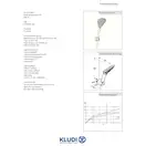 Душовий гарнітур Fizz 6775091-00 3S білий Kludi НІМЕЧЧИНА