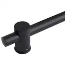 Qtap Lepit Штанга для душа, матовий чорний (QTLEP82103OB)