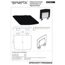 203125074 Сидіння для душа 2 Bemeta Чехія (203125074)