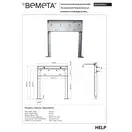 347625051 HELP:монтажна рама крісла для душу,нерж  Bemeta Чехія (347625051)