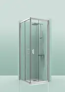 Душевая кабина Devit Eco 100 х 100 х h190 см (профиль - хром, стекло - прозрачное), без поддона ECO3101