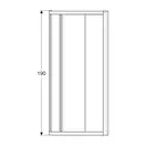 Geberit Geo Душевая кабина 90х90, серебро, прозрачная (560.121.00.2)
