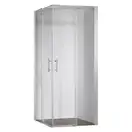 Душова кабіна без піддону Koer SR SC03-100x100x200-TR-01 прозоре скло Easy Clean 6мм, хром (KR5357)
