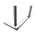 Душова кабіна без піддону Koer SR SC03-100x100x200-TR-01 прозоре скло Easy Clean 6мм, хром (KR5357)