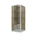 Koer SR SC05-90x90 Душевая кабина, прозрачное стекло, хром (KR5363)