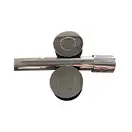 KOER SR SD06-140x220-TR-01 Двері в нішу, хром (KR5368)