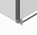KOER SR SW01-90x200-TR-07 Стінка душової, графіт (KR5382)
