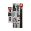Koer SR SD02-140x200 Двері в нішу, прозоре скло, хром (KR5383)